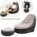 Large Inflatable Sofa With Foot Rest + Electric Pump. Happy lounging!