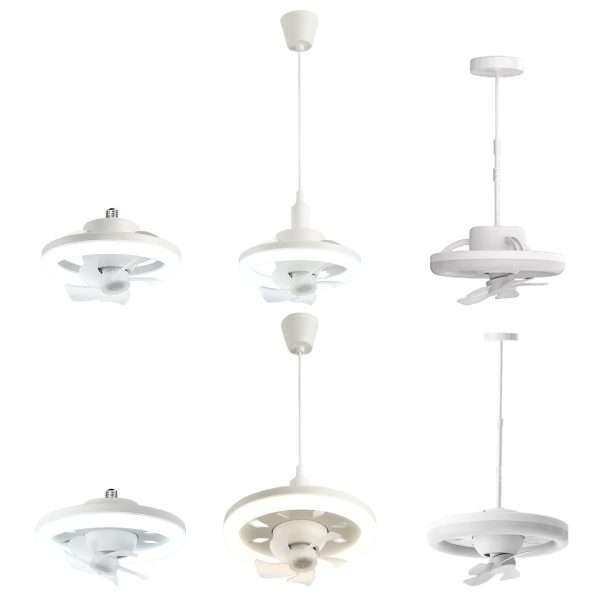 360-Degree Rotating Ceiling Fan With Lighting Lamp