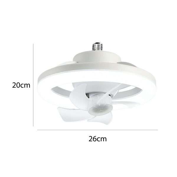 360-Degree Rotating Ceiling Fan With Lighting Lamp