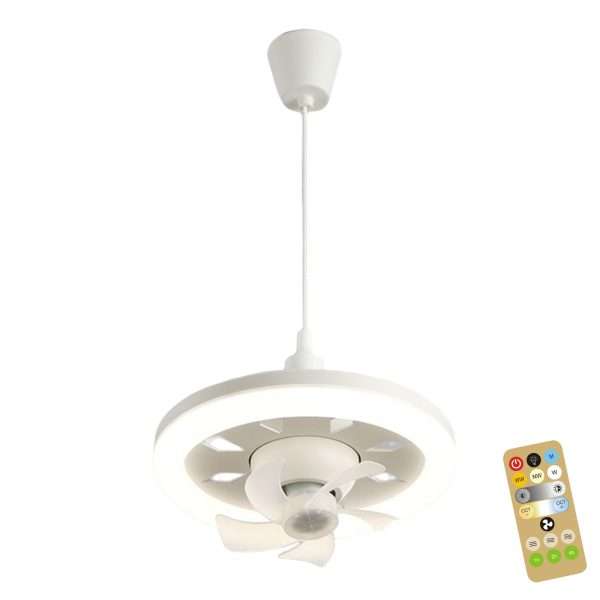 360-Degree Rotating Ceiling Fan With Lighting Lamp