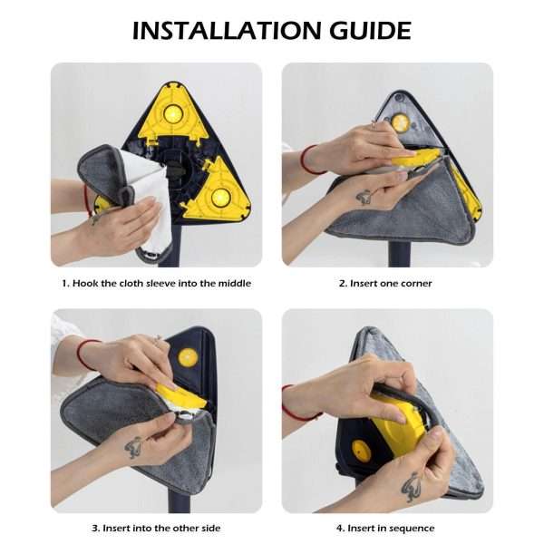 triangular squeeze mop triangle